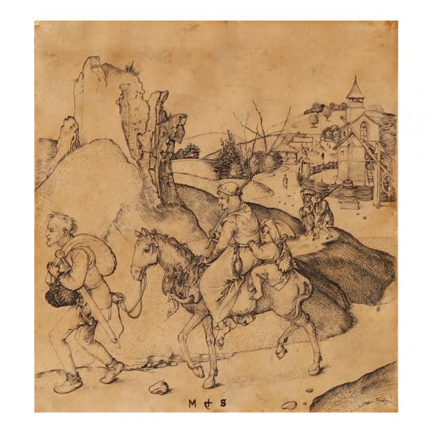 martin-schongauer-german-1445-1491-i-peasants-going-to-market-i