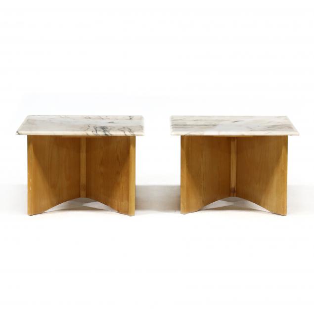 pair-of-custom-marble-top-side-tables