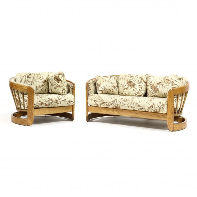 howard-furniture-spindle-back-loveseat-and-chair