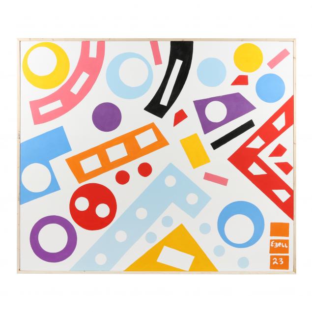 sam-ezell-nc-large-colorful-hard-edge-painting