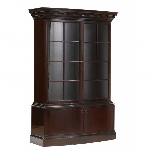 baker-georgian-style-bow-front-china-cabinet