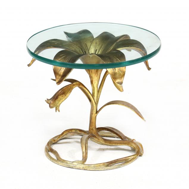 arthur-court-gilt-lily-side-table