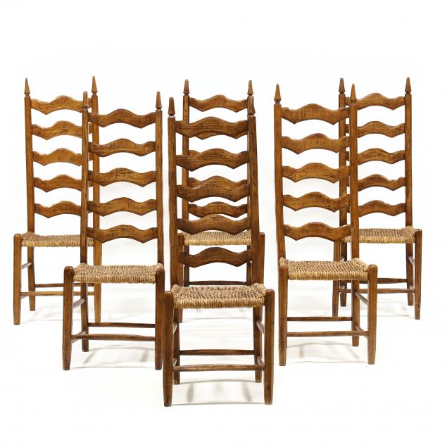 six-south-carolina-oak-ladderback-dining-chairs