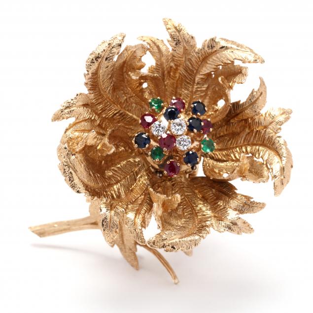 gold-and-gem-set-flower-brooch-robert-altman