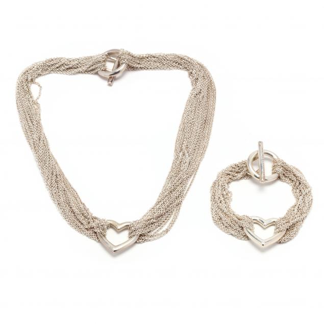 sterling-multi-strand-heart-necklace-and-bracelet-tiffany-co