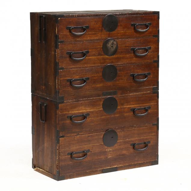 antique-japanese-tansu-stacking-chest