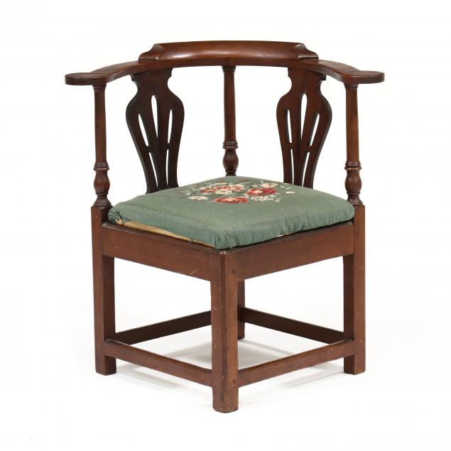 new-england-chippendale-cherry-corner-chair