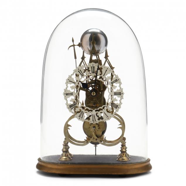 a-victorian-brass-skeleton-clock-under-cloche