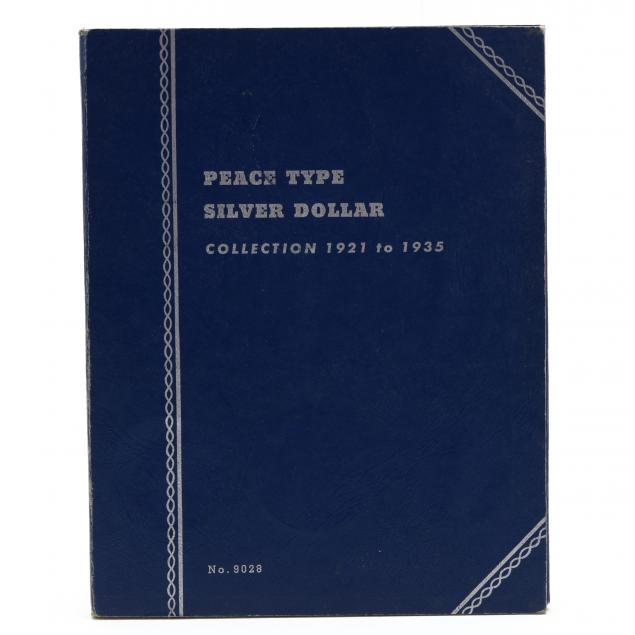 twelve-peace-dollars-in-album-and-a-loose-duplicate-thirteen-coins-total