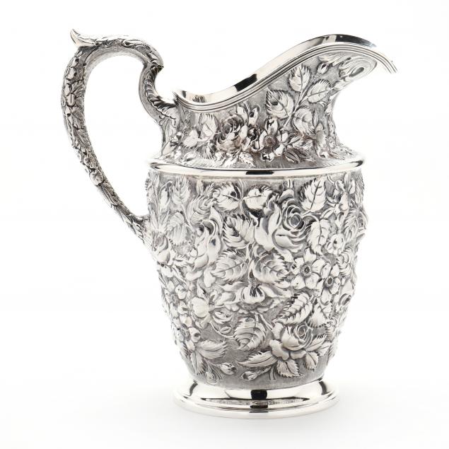 schofield-i-baltimore-rose-i-sterling-silver-water-pitcher