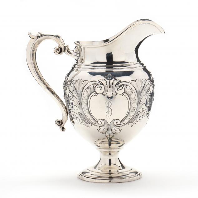 american-hand-chased-sterling-silver-water-pitcher