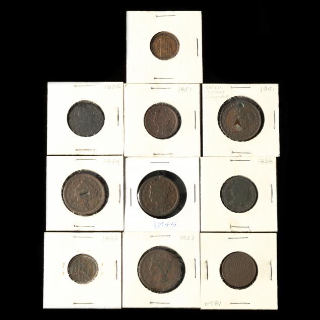 seven-7-19th-century-coppers-and-three-3-private-tokens