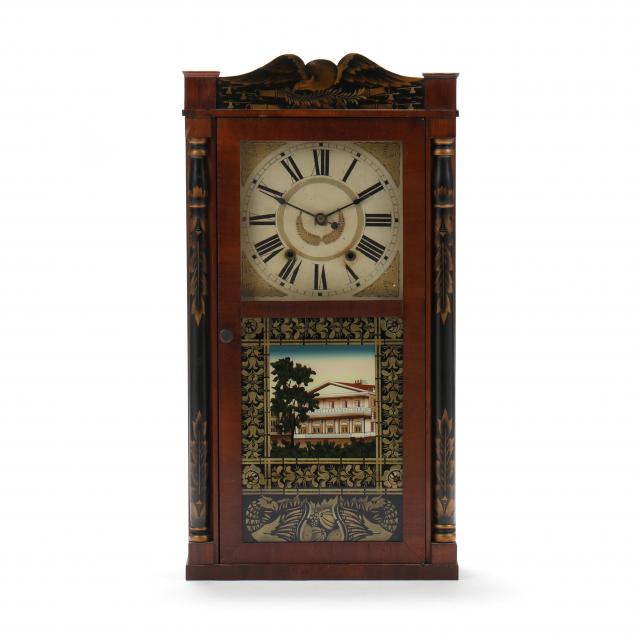 american-classical-eglomise-franklin-shelf-clock-by-william-b-loomis