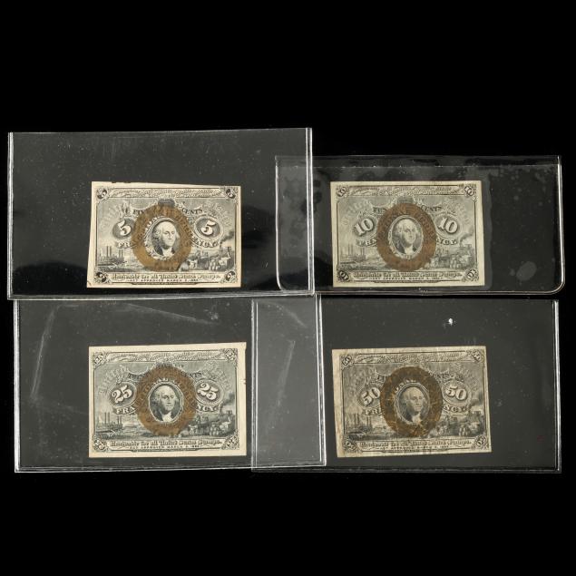 second-issue-fractional-currency-four-4-notes-march-3-1863