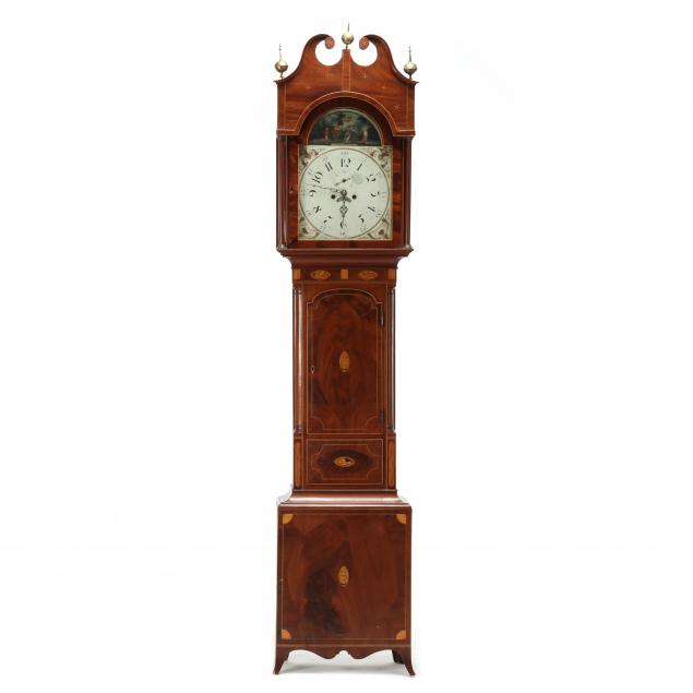 federal-inlaid-mahogany-tall-case-clock-attributed-to-wood-taylor-florida-new-york