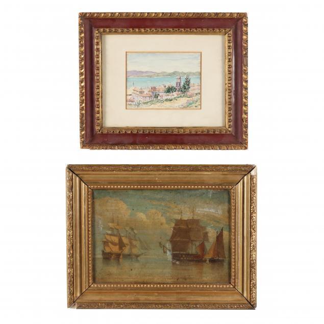 two-continental-maritime-and-seascape-paintings