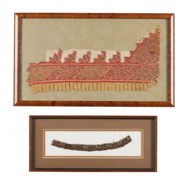 two-framed-fragments-of-pre-columbian-textiles
