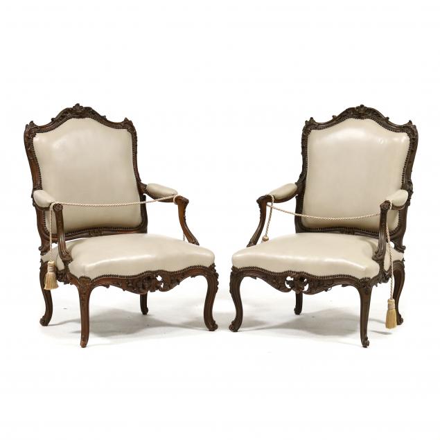 pair-of-antique-louis-xv-style-carved-walnut-fauteuil