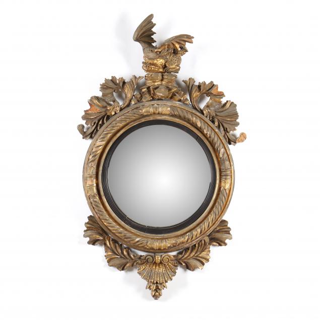 continental-carved-and-gilt-convex-bullseye-wall-mirror