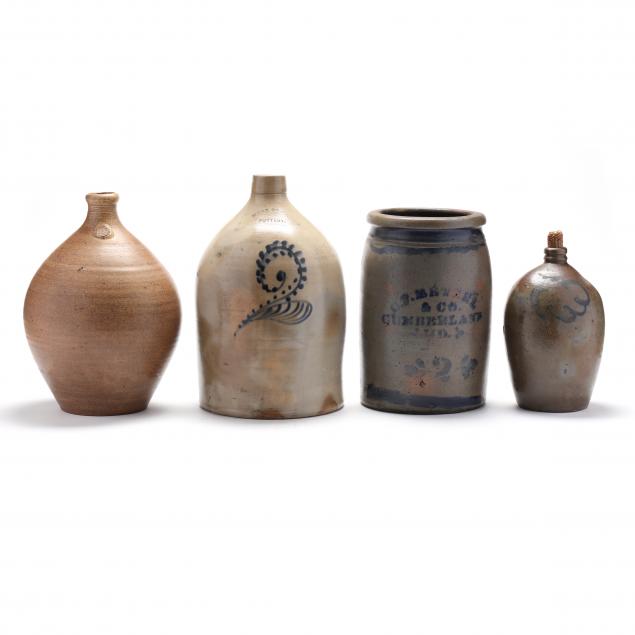 four-pottery-stoneware-vessels