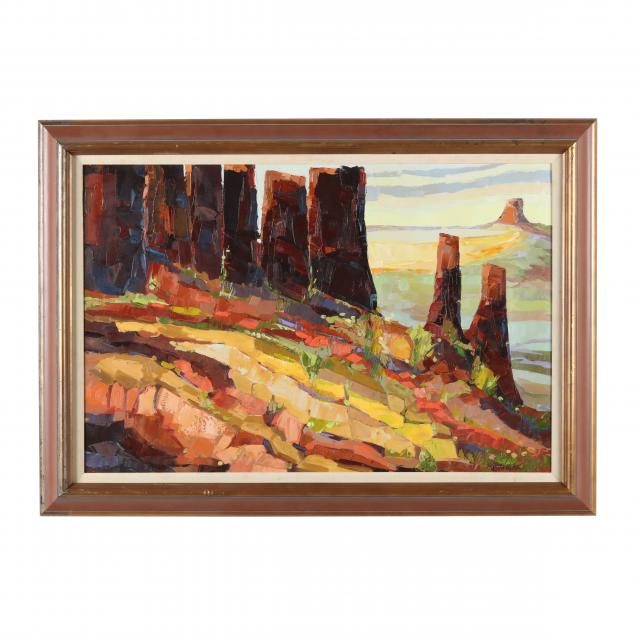 john-black-american-20th-century-southwestern-canyon-landscape