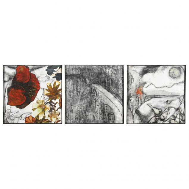 diane-kilgore-condon-american-a-triptych-painting