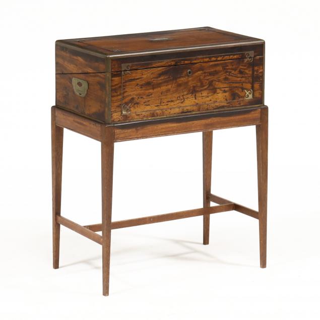 antique-english-inlaid-mahogany-lap-desk-on-stand