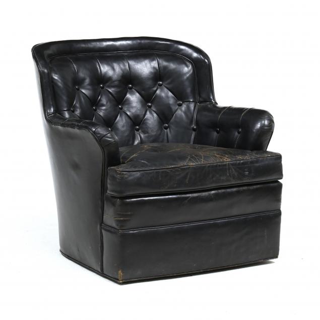 erwin-lambeth-vintage-leather-swivel-club-chair