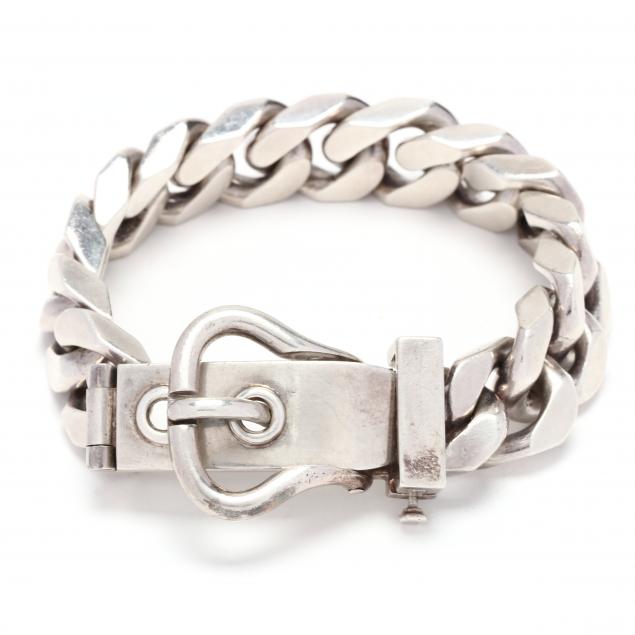 silver-cuban-buckle-bracelet-hermes