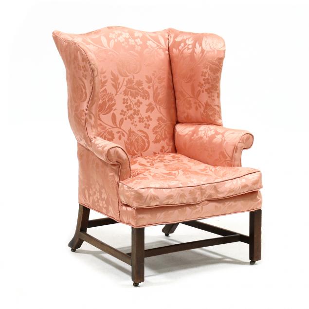 english-chippendale-mahogany-upholstered-easy-chair
