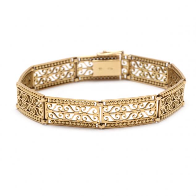 vintage-gold-bracelet-france