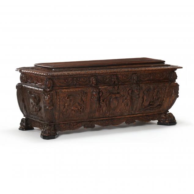 continental-renaissance-carved-walnut-cassone