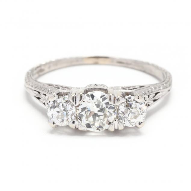 antique-platinum-three-stone-diamond-ring