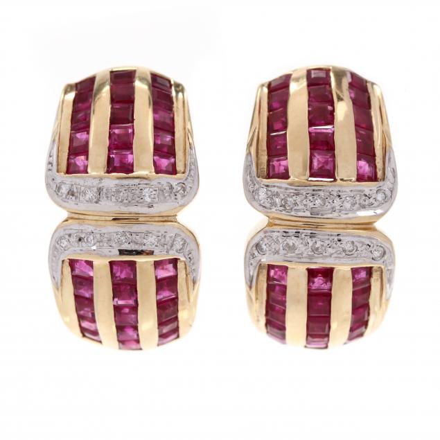 gold-ruby-and-diamond-earrings