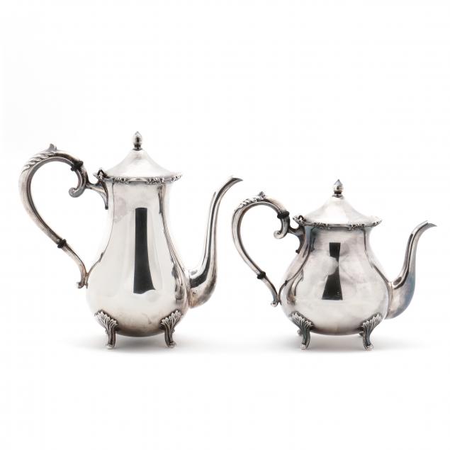 a-japanese-950-fine-sterling-silver-teapot-and-coffee-pot