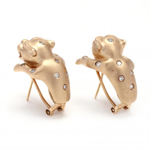 pair-of-gold-and-diamond-panther-earrings