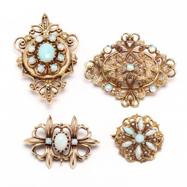 four-gold-and-opal-jewelry-items