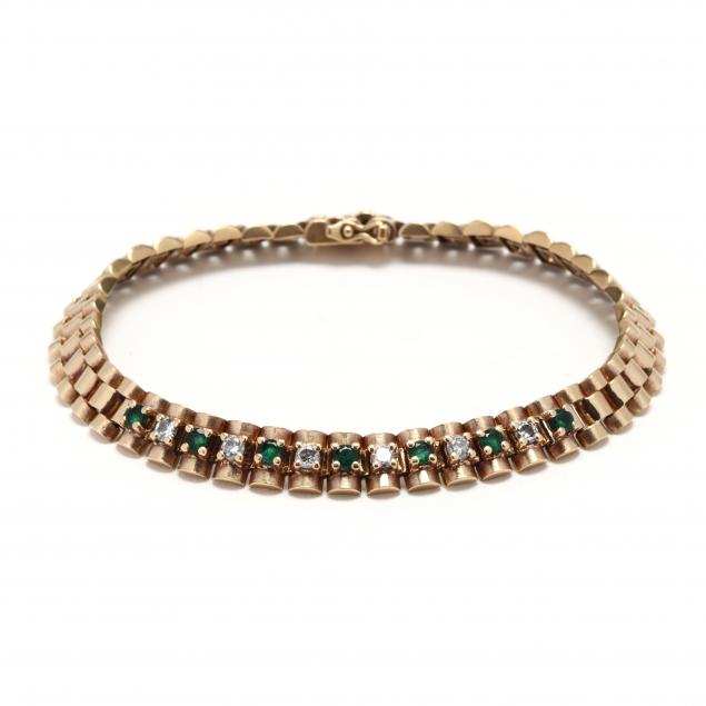 gold-emerald-and-diamond-bracelet