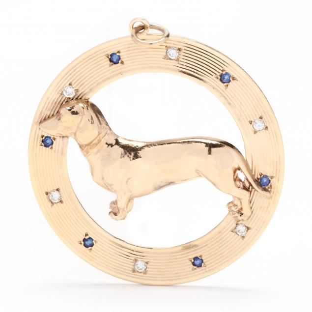 gold-and-gem-set-dachshund-charm