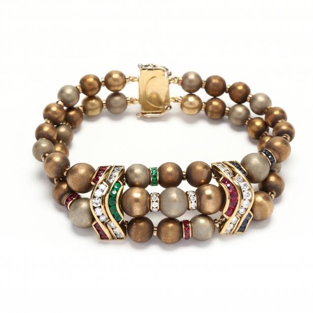 gold-and-gem-set-bead-bracelet