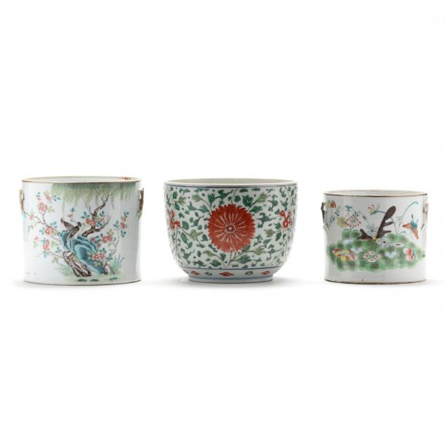 three-chinese-export-porcelain-famille-rose-pots