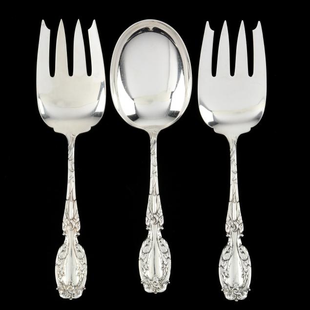 three-frank-m-whiting-i-cattails-i-sterling-silver-servers