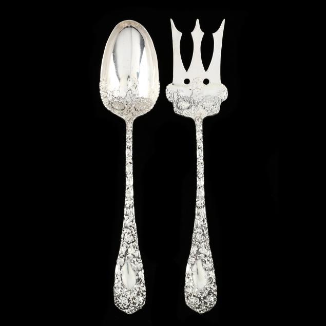 two-i-crysanthemum-i-pattern-sterling-silver-serving-utensils