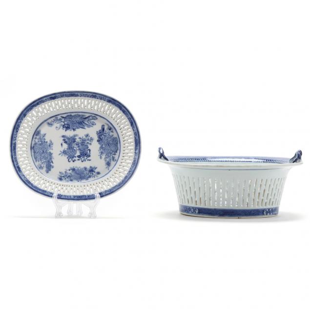 a-chinese-export-porcelain-blue-and-white-chestnut-basket-and-tray