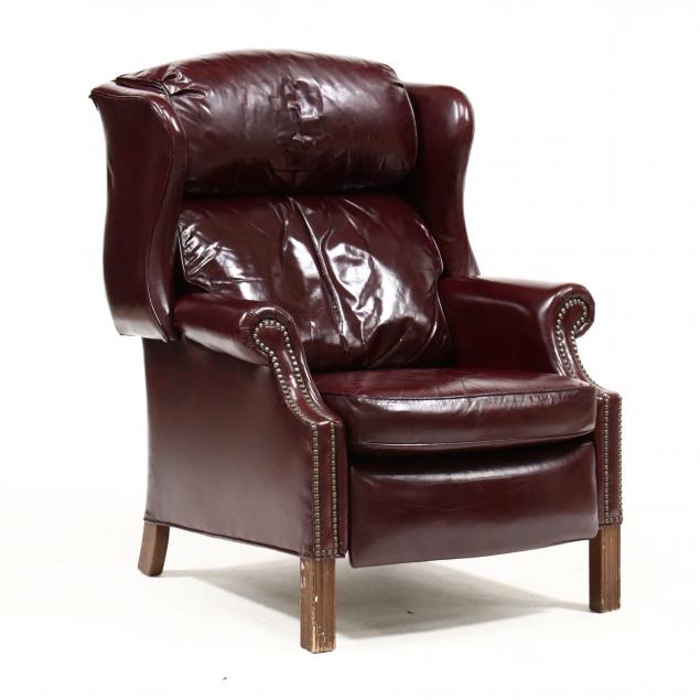 bradington-young-vintage-chippendale-style-leather-recliner