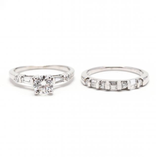 white-gold-and-diamond-wedding-set