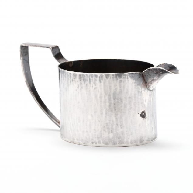 an-arts-crafts-sterling-silver-creamer-by-william-waldo-dodge-jr