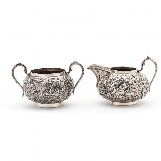 baltimore-repousse-sterling-silver-creamer-and-sugar