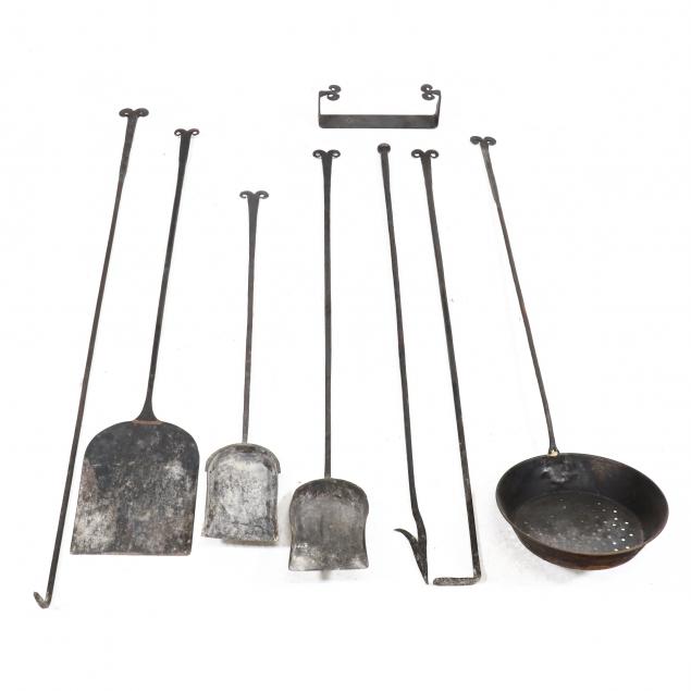 group-of-blacksmith-made-fireplace-tools
