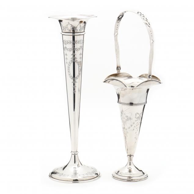 two-american-sterling-silver-vases